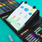 Art 101 - Chevalet pop-up pour artiste en herbe, ensemble de 150 pièces pour gribouillages et colouriages-Un étui de rangement pliable signifie un nettoyage facile