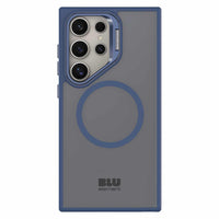 Blu Element - Coque Chromatic Kick Compatible MagSafe Galaxy S25 - Ultra Bleu Marine-Compatible MagSafe