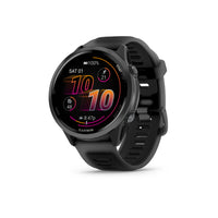 Garmin - Forerunner 570 - 47 mm, aluminium gris ardoise avec bracelet noir translucide/noir-ENTRAÎNEMENT ADAPTATIF GARMIN COACH - Entraînez-vous pour un événement, franchissez une étape importante ou améliorez votre condition physique grâce aux programmes d'entraînement Garmin Coach pour la course à pied, le triathlon, le cyclisme ou la musculation. Certains programmes s'adaptent même quotidiennement pour des entraînements personnalisés en fonction de vos performances, de votre récupération et de vos indica