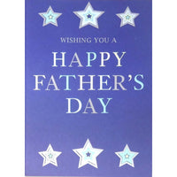 Mill Brook Studio - Cartes De Souhaits De La Fête Des Pères 5-3/8 po x 7-3/4 po / Enveloppes - Paquet De 18 - Etoiles-Cartes de souhaits qualité boutique