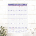 AT-A-GLANCE - Calendrier mural mensuel 2026 - 22 3/4 po H x 15 1/2 po l - bilingue-12 mois : janvier 2026 à decembre 2026