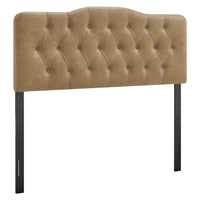 Modway - Annabel Imitation cuir Tête de lit Queen, Grillé-Rembourrage en faux cuir