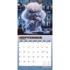 BrownTrout - 2026 Caffeine Cats Calendrier mural Suspendu Mensuel - 30,5 cm l x 61 cm H - Anglais-Grandes Pages de Jour Spacieuses - Tous les jours fériés les plus importants et les phases de la lune sont indiqués, avec beaucoup d'espace pour inscrire des notes et des rendez-vous