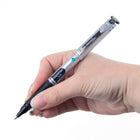 Pentel – Stylo gel EnerGel Pointe métallique à capuchon – 0,7 mm – Encre noire – Paquet de 12-C’est un produit Recycologie ! Ce produit est fait de plus de 50 % de matières recyclées.