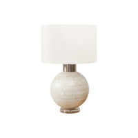 Monarch Specialties - Luminaire - 27 po H Lampe De Table - Résine Beige - Abat-Jour Ivoire / Crème - Contemporain-Illuminez votre espace avec cette lampe de table contemporaine de 27 pouces de hauteur, présentant un corps en résine beige chic avec une finition texturée reposant sur une base en acrylique transparente et surmontée dun abat-jour en tissu ivoire doux, parfaite pour sinstaller dans un salon, un bureau ou une chambre à coucher à la mode