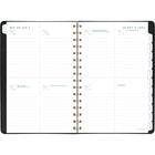 AT-A-GLANCE - Agenda hebdomadaire/mensuel Signature 2026 - 8 1/2 po H x 5 3/8 po l - noir - bilingue-Format des pages : 8 1/2 po H x 5 3/8 po l