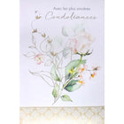 Rosedale - Cartes De Souhaits De Sympathie Générale5-1/2 po x 8 po / Enveloppes - paquet de 12 - Fleurs-Cartes de souhaits qualité boutique