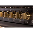 Kucht - 36 po Série KEG style professionnel au gaz - Gemstone-Les brûleurs scellés facilitent le nettoyage de la cuisinière