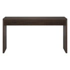 Hudson&Canal - Console Lawrence , 140 cm de large, couleur aulne-La table est fabriquée à partir de matériaux MDF et PVC de haute qualité et durables