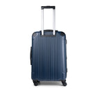 Swiss Mobility - PVG 25.50" Valise rigide à roulettes - Bleu-Roues pivotantes à 360 degrés (8 roues)