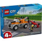 LEGO - Réparation de dépanneuse et de voiture de sport City - 101 pièces-Ensemble de jeu de récupération de véhicule de dépanneuse LEGO City pour les 4 ans et plus