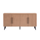 Manhattan Comfort - Jodie 64,6 po Buffet Moderne d’Inspiration Mid-Century - Érable-Buffet et enfilade style milieu du siècle pour salle à manger et salon