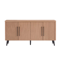 Manhattan Comfort - Jodie 64,6 po Buffet Moderne d’Inspiration Mid-Century - Érable-Buffet et enfilade style milieu du siècle pour salle à manger et salon