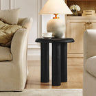 Modway - Mavina Bois de manguier Table d’appoint - Noir-Conception à 3 jambes