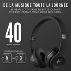 Beats – Casque d'écoute sans fil Solo3 avec puce Apple W1, noir-Supra-auriculaire, sur la tête