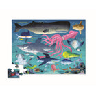 Crocodile Creek - Casse-tête de sol de récif de requin, 36 pièces-Ces puzzles de sol sont non seulement de taille importante, mais présentent également de belles illustrations colorées et complexes. Un emballage amélioré guide maman dans son achat avec la taille, l'âge et le nombre de pièces clairement indiqués