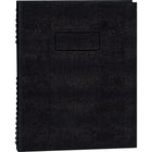 Blueline® - Agenda NotePro quotidien sans date, 9 1/4 po x 7 1/4 po, noir, bilingue-Planification quotidienne sans date sur la page à gauche; page à droite réglée pour notes