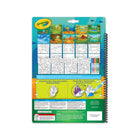 Crayola - Cahier d'autocollants repositionnables-Repositionnables pour s'amuser encore et encore : déplacez, coloriez, effacez et recoloriez les autocollants pour jouer sans fin