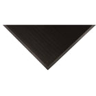 Edgewood Tapis Gritstop Fingermat™ grattoir extérieur ultra résistant - 32" x 39" - noir et intégrée bordure-Conserve sa flexibilité – même à basse température