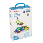 Miniland - MLE32174 Pyramides empilables translucides-Idéal pour les tables lumineuses et les tablettes lumineuses