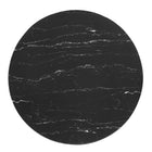 Modway - Zinque 36 po Marbre artificiel Table à manger, Or Noir-Surface facile à nettoyer