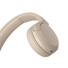 Sony - WHCH520 Casque sans fil avec microphone - Beige-Appels mains libres d’une clarté exceptionnelle avec micro intégré. 