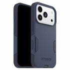 OtterBox - Étui Commuter MagSafe avec Contrôle de la Caméra pour iPhone 17 Pro - Bleu Riverside-Les couvercles de port bloquent la poussière et la saleté
