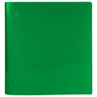 JAM PaperMD – Reliure en plastique à 3 anneaux, 1,5 po, vert, 2/paquet-Pinces circulaires à 3 anneaux