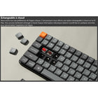 Keychron - K3 Max RGB Low Profile Wireless Mechanical Keyboard - Brown Switch - 75% Layout - Carbon Black-Stabilisateurs améliorés : Les stabilisateurs intégrés à vis sur PCB assurent une expérience de frappe plus fluide avec moins de jeu sur les grandes touches, offrant une stabilité et une précision améliorées.