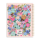 Orange Circle - Studio 2025 Agenda grand format à spirales Chats dans des jardins - 11 po x 8,50 po - Couleur assortie-Des calendriers de référence sur quatre ans sont disponibles