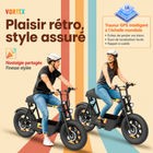 Gyrocopters - Trottinette électrique Vortex pour adultes et adolescents - Vitesse 32 km/h - Autonomie 28 km - Application - Noir-Certifié conforme à la norme de sécurité UL 2272, doté d'un mécanisme de verrouillage à clé intégré et d'un traceur GPS pour une tranquillité d'esprit totale