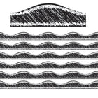 Ashley Productions - Bordure magnétique - Craie noire pour gribouillage - 12 pi/paquet - Paquet de 6-Idéal pour décorer votre salle de classe ou votre maison