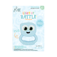 Glo Pals - Hochet lumineux - Blair - Bleu-S'illumine avec 7 couleurs vives lorsqu'on le secoue