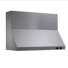 KUCHT KRH480-SS-C 48 po Hotte murale - avec commandes numériques - 1200 CFM - Acier inoxydable-2 conduits ronds de 8 po pour de meilleures performances et une plus grande efficacité de ventilation