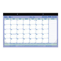 Blueline - 2026 Calendrier sous-main mensuel - 17-3/4 po x 10-7/8 po - Bilingue-12 mois: janvier 2026 à décembre 2026