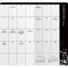 DateWorks - Planificateur de poche mensuel 2026-2027 - 3,5 po x 6,5 po - Élégance - Anglais-Matériau de couverture durable DOUX AU TOUCHER avec coins arrondis