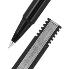 Stylo à bille roulante uni–ball – Micropointe (0,5 mm) – Noir − Paquet de 12-Couleur de l’encre : Noir