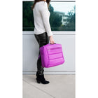 Vangoddy - Sacoche convertible pour ordinateur portable 15 pouces avec bandoulière et sangles de sac à dos - Violet-Intérieur 15,6 po (L) x 3,6 po (P) x 12 po (H)