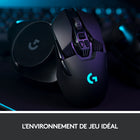 Logitech - Souris de jeu sans fil 910-005670 G903 Lightspeed, noir-Technologie sans Fil LIGHTSPEED: La souris gamer Logitech est dotée de la technologie sans fil LIGHTSPEED pour une expérience de jeu hautes performances	