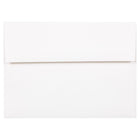 JAM Paper - Enveloppes d'invitation Strathmore A7 - 5,25 po x 7,25 po - Vélin blanc brillant - paquet de 50 (STTW711I)-Couleur : Vélin blanc brillant