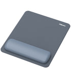 Fellowes - Repose-poignet pour souris Breyta avec coussin HEX - Bleu-Protégez votre bureau et améliorez la performance de votre souris grâce à un tapis compatible avec les souris optiques et laser