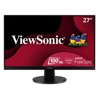 ViewSonic - Moniteur 27" 1080p 100 Hz avec FreeSync - VA2747-MH-Moniteur LED Full HD (1 920 x 1 080p) de 27 pouces avec cadres fins et taux de rafraîchissement de 100 Hz