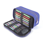 ZIPIT - Trousse à crayons à 3 poches 'Half & Half' - Violet-5