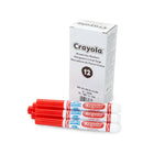 Crayola - Marqueurs lavables couleurs rouge - Paquet de 12-Ajoutez des couleurs vives et vibrantes à vos dessins, projets scolaires et autres projets créatifs