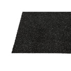 Edgewood - Tapis D'entrée Supreme Knob Pour Trafic Intense - 6 pi 10 po l x 6 pi L - Charbon avec bordures noires-Contient environ 7 litres ou 1,85 gallon d'eau par mètre carré