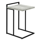 Monarch Specialties - 3631 Table D'Appoint - 25 po H/Faux Bois Gris/Metal Noir-1