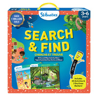 Skillmatics - Rechercher et trouver-Comprend 20 activités répétables conçues pour élargir le vocabulaire, affiner les capacités d'observation et développer le raisonnement logique, le tout de manière interactive et amusante !