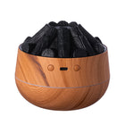Habitu - Humidificateur effet foyer - 300 mL - bois pâle-Diffuse une fine brume pour ajouter de l'humidité à l'air