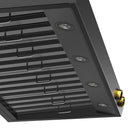 KUCHT KRHG480-GL-C 48 po Hotte murale - avec commandes numériques - 1200 CFM - Gemstone/Or-Équipée de deux lampes DEL, cette hotte au design sans soudure offre une meilleure visibilité pendant la cuisson et rehausse l’apparence de votre cuisinière Kucht de style professionnel
