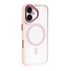 Evry - Coque Shyne compatible MagSafe pour iPhone 16 - Rose-Testé pour les chutes depuis une hauteur de 10 pieds 